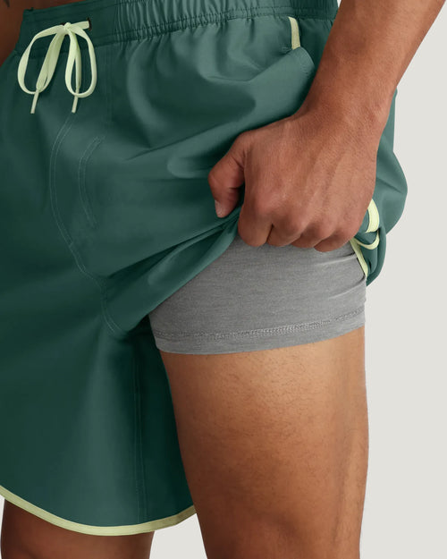 Men's Lined Downshore Trunk - Sea Pine