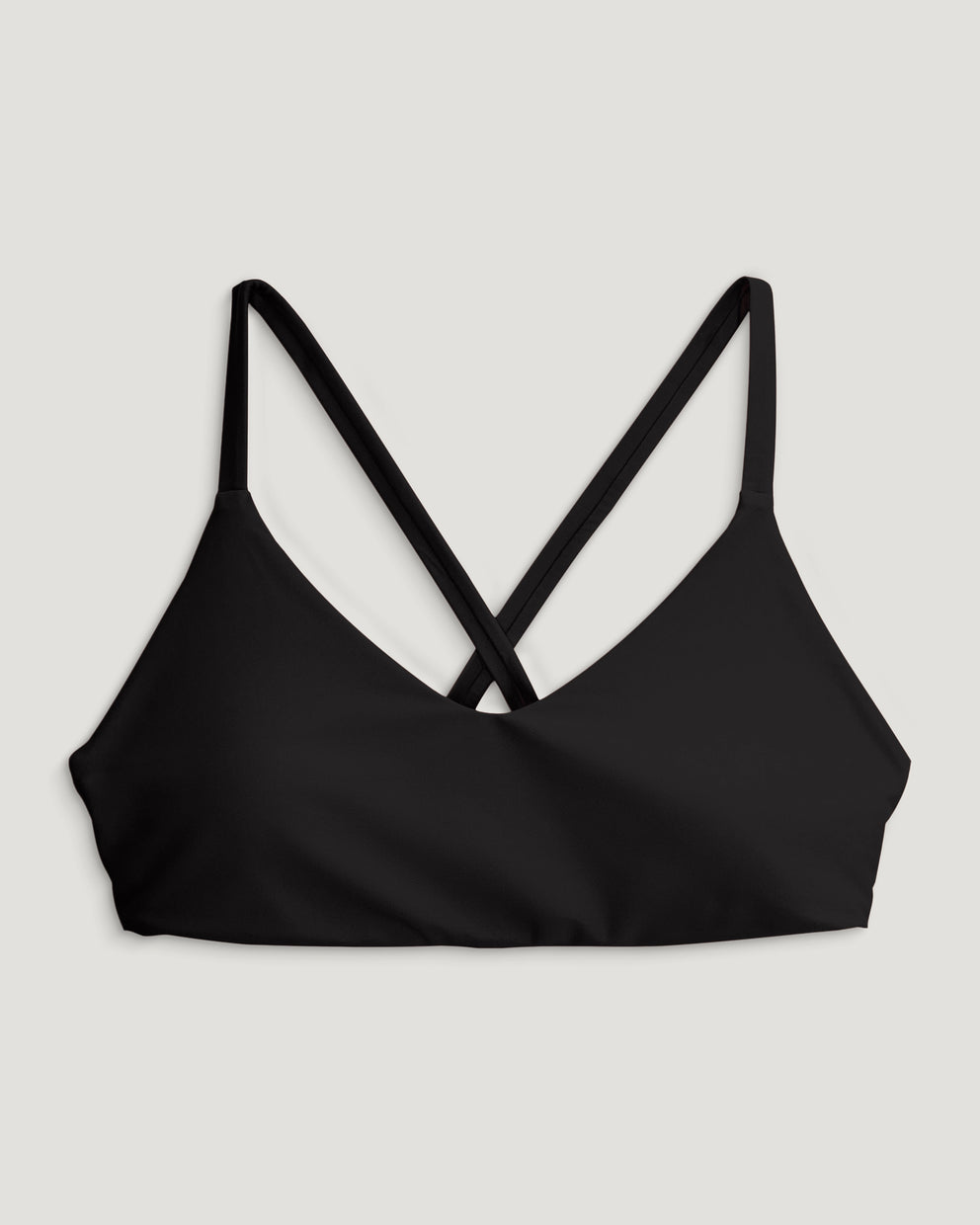 Women's Wavebound Cross-Tie Bikini Top - Black