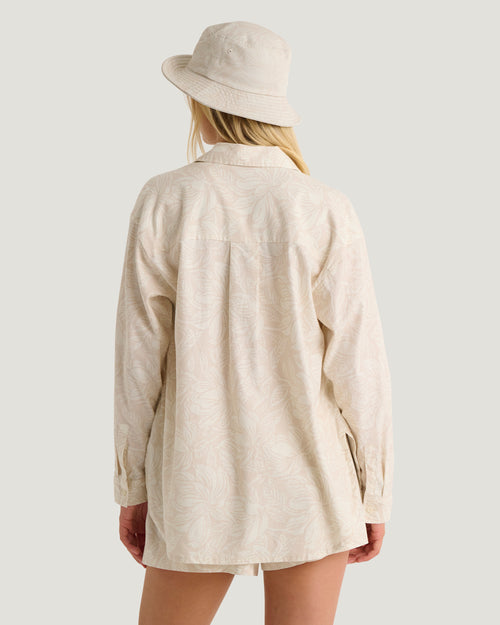 Women's Sullivan's Shirt - Nolia Floral Print Stone
