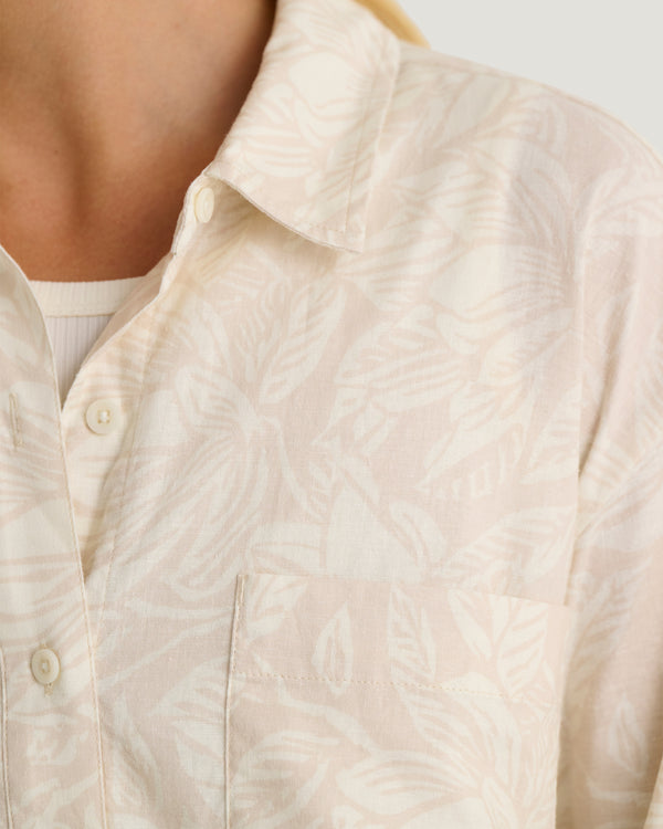Women's Sullivan's Shirt - Nolia Floral Print Stone