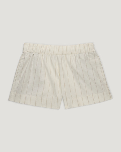 Women's Sullivan's Short - Dash Vertical Stripe Sea Salt