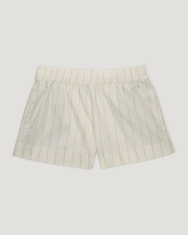 Women's Sullivan's Short - Dash Vertical Stripe Sea Salt