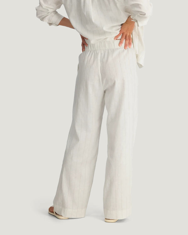 Women's Sullivan's Pant - Dash Vertical Stripe Sea Salt