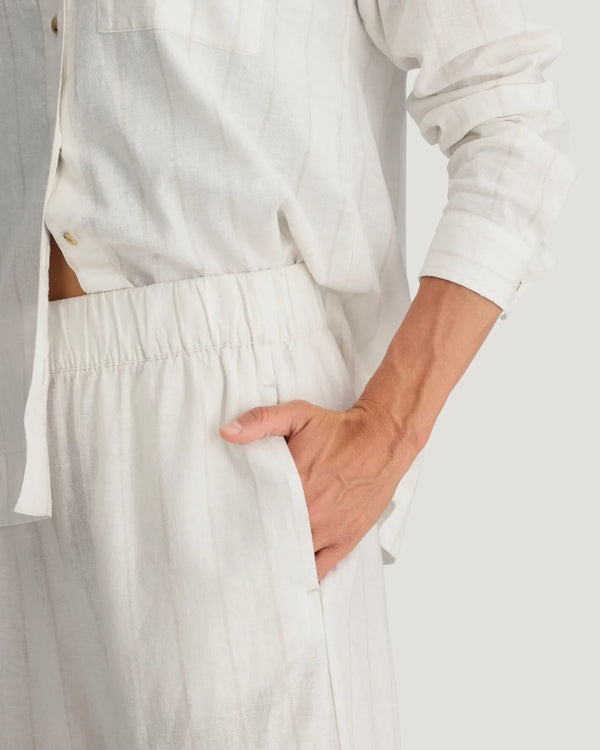 Women's Sullivan's Pant - Dash Vertical Stripe Sea Salt