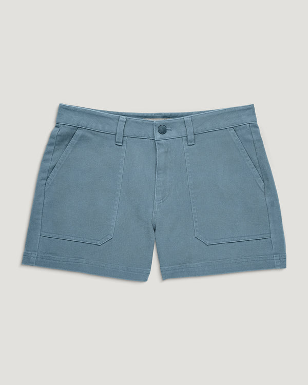 Women's Folly Twill Short - Stormy Sea