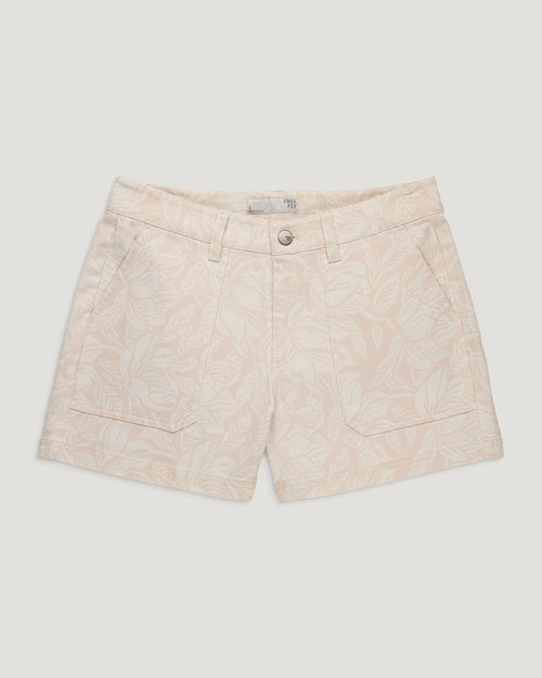 Women's Folly Twill Short - Nolia Floral Print Stone
