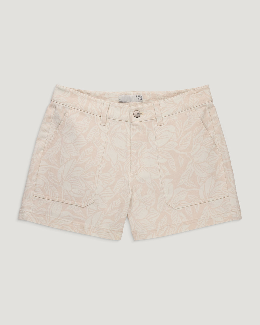 Women's Folly Twill Short - Nolia Floral Print Stone