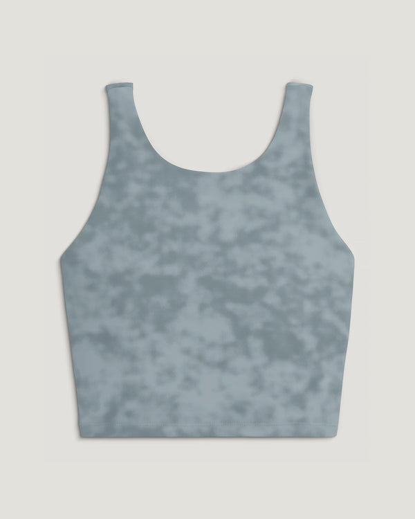 Women's All Day Tank - Surf Washed Print Ocean Mist