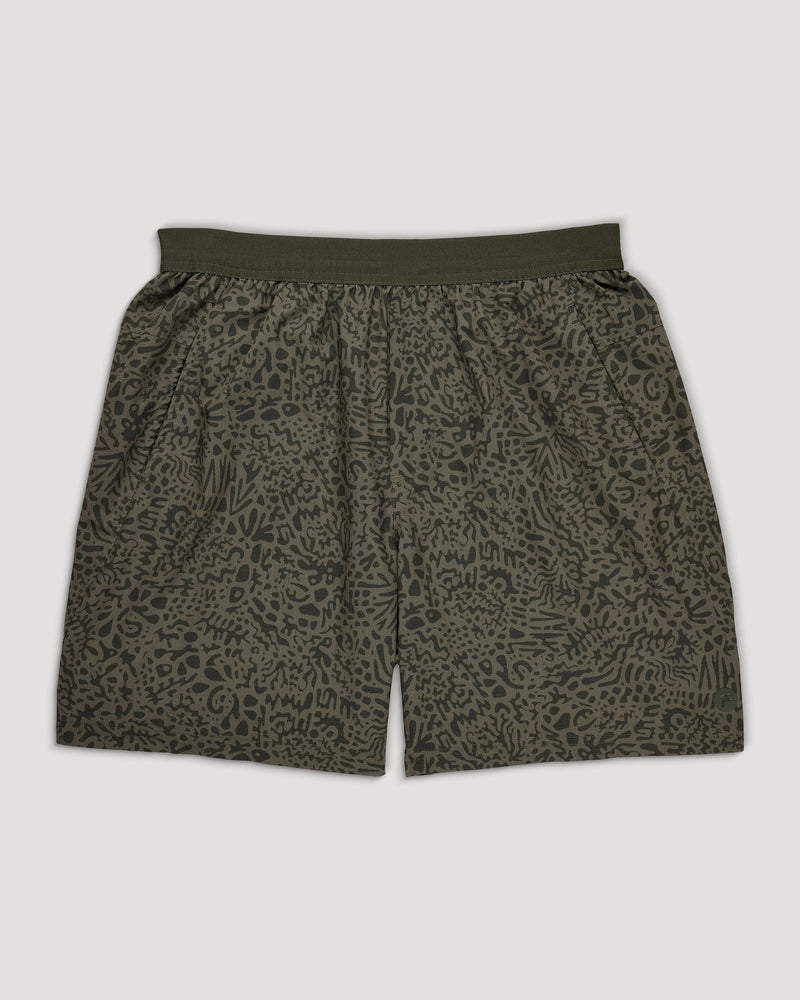 Men's Breeze Vent Short – 7" - Drifter Print Fatigue