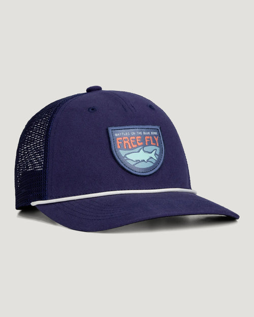 Blue Edge Trucker Hat - Deep Navy