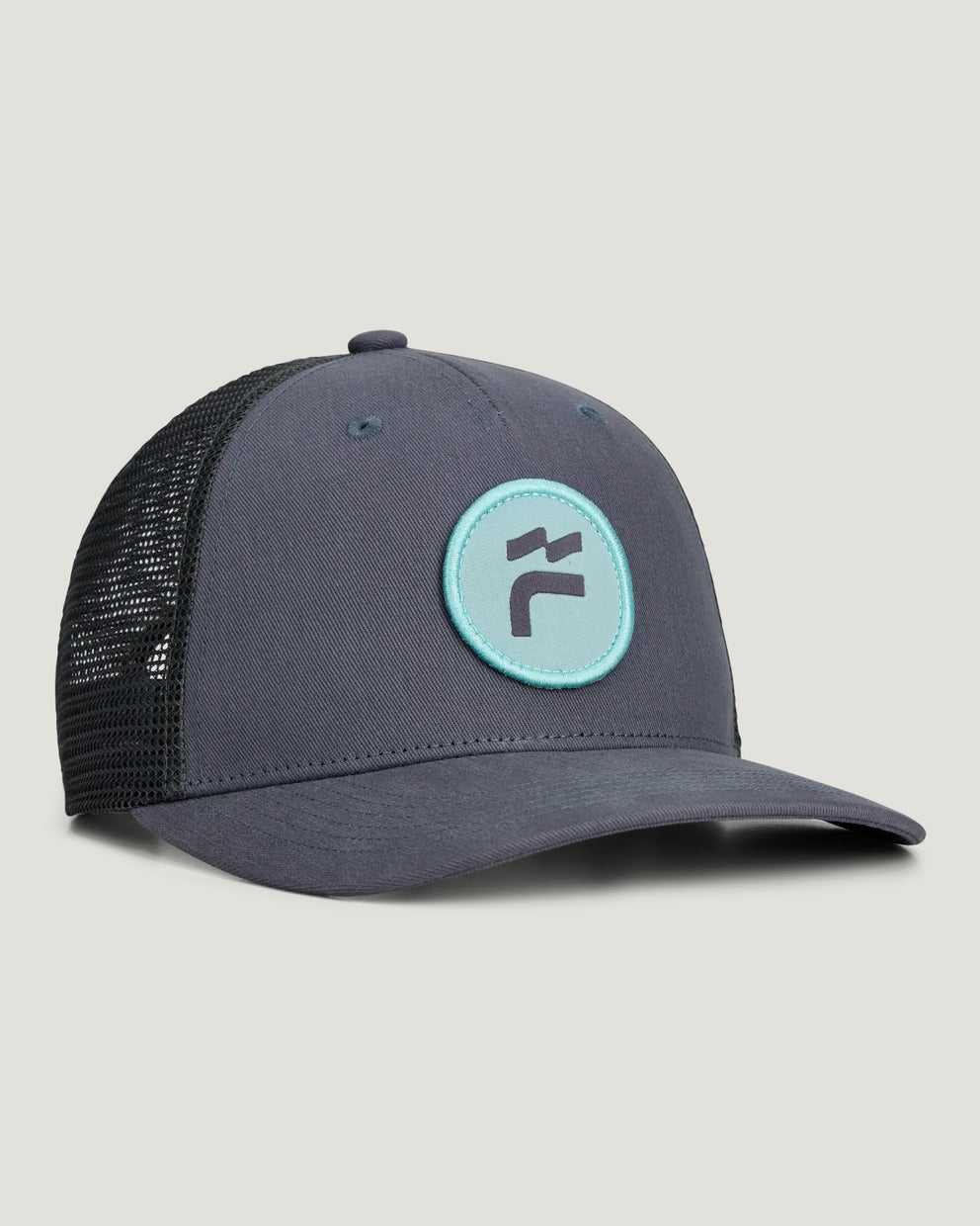 Brand Flag Trucker Hat - Slate Blue