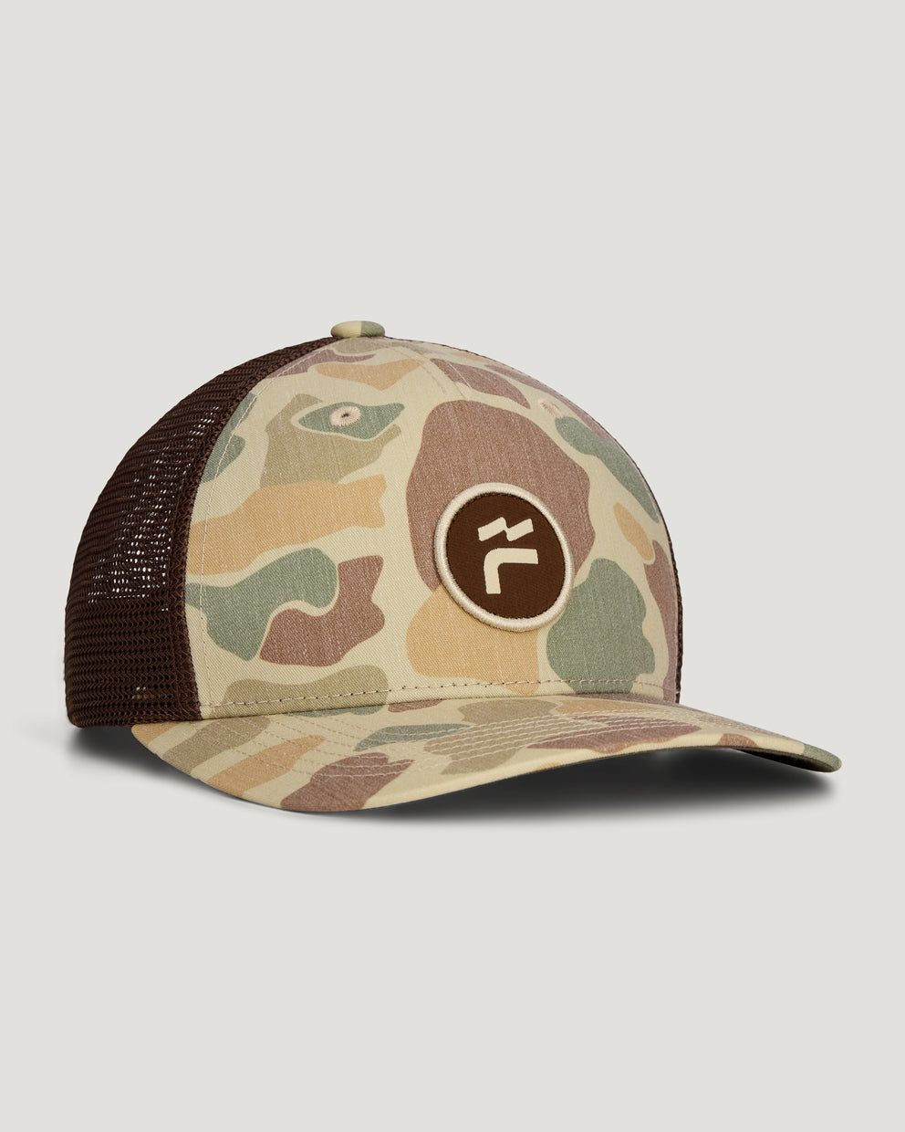Youth Brand Flag Camo Trucker Hat - Vintage Camo