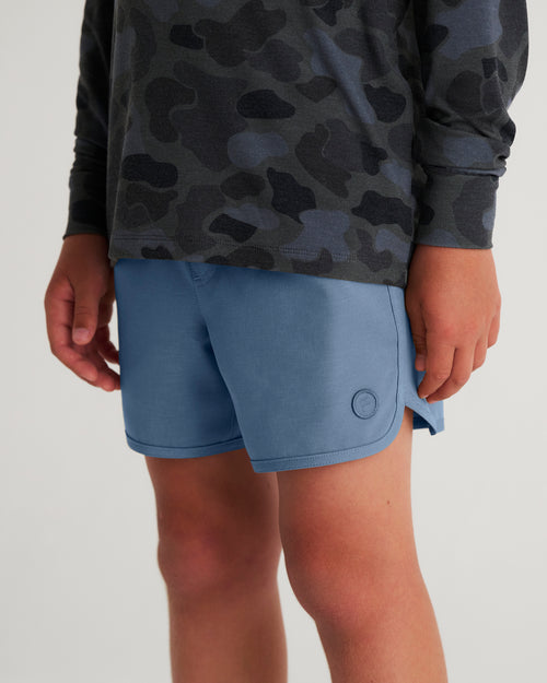 Youth Reverb Short Unlined – 4" - Pacific Blue