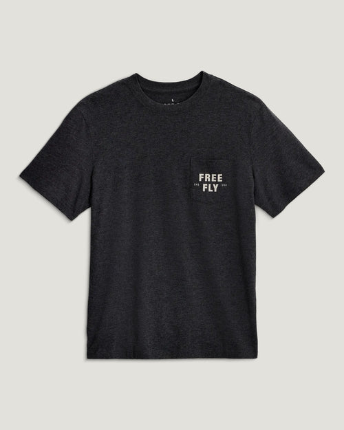 Gear & Goods Pocket Tee - Heather Black
