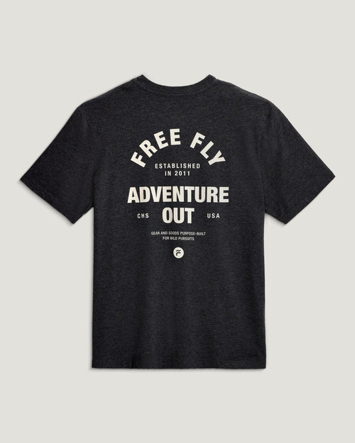 Gear & Goods Pocket Tee - Heather Black