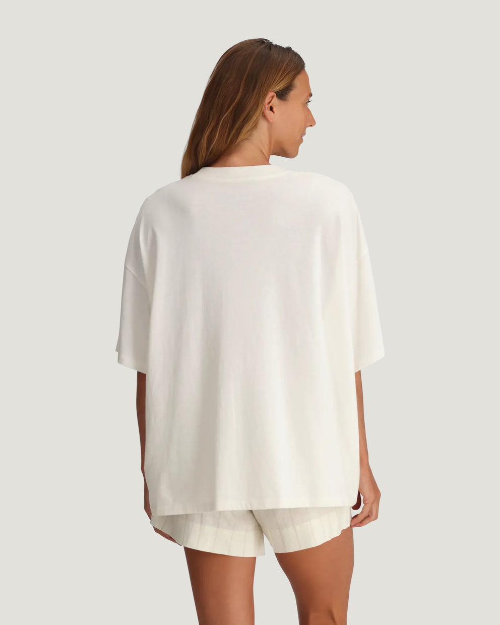 Women's Sea Scallop Tee - Heather Sea Salt