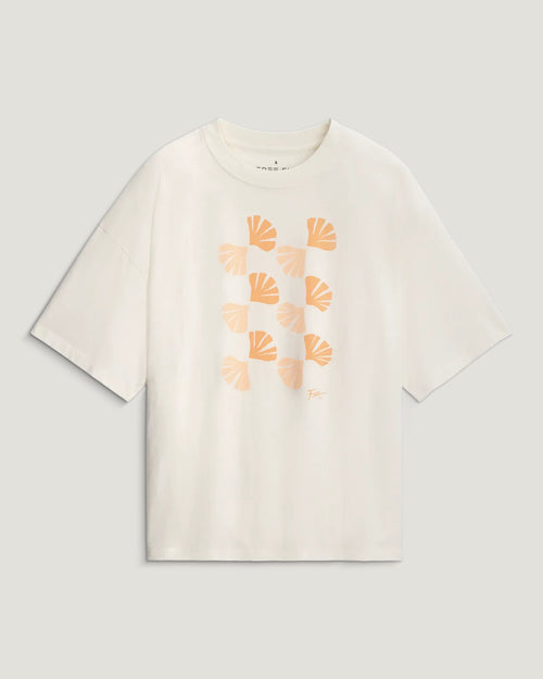 Women's Sea Scallop Tee - Heather Sea Salt