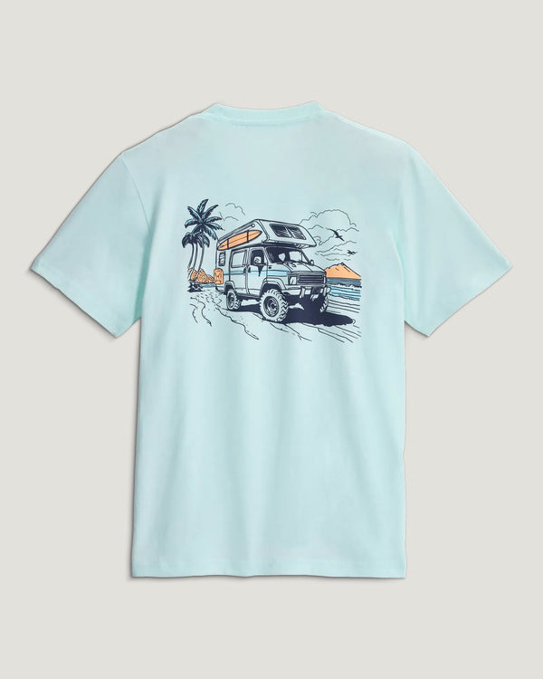 Youth Adventure Rig Tee - Heather Tropic Sea