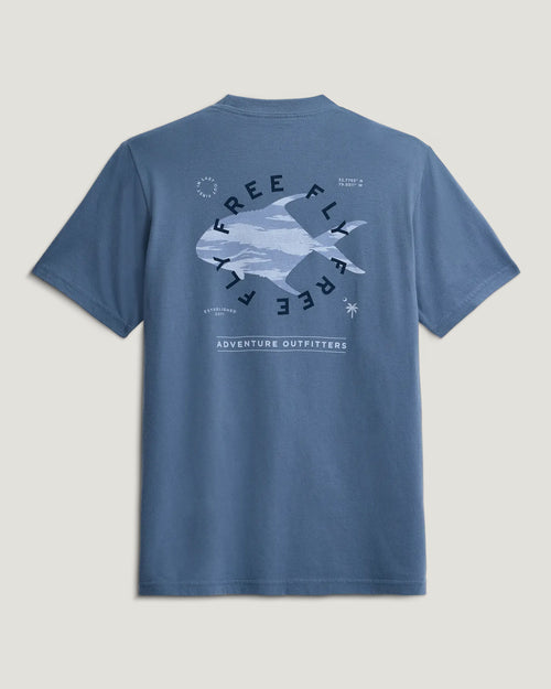 Youth Target Species Tee - Pacific Blue