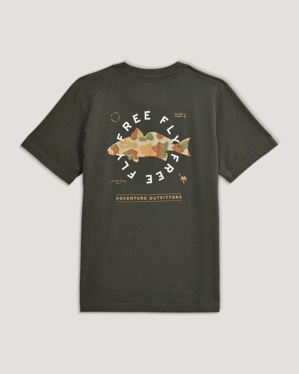 Youth Target Species Tee - Dark Forest