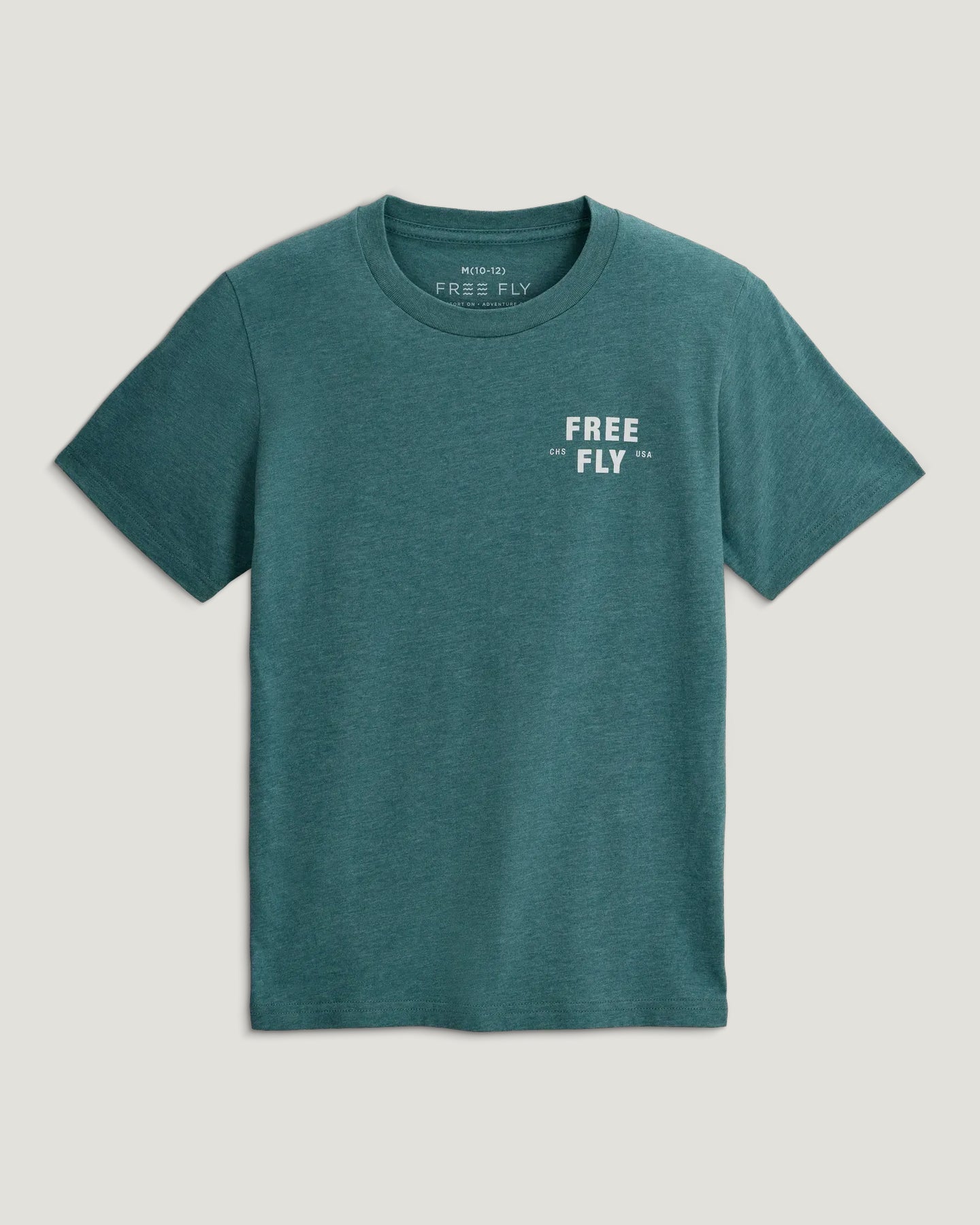 Youth Gear & Goods Tee - Heather Sea Pine