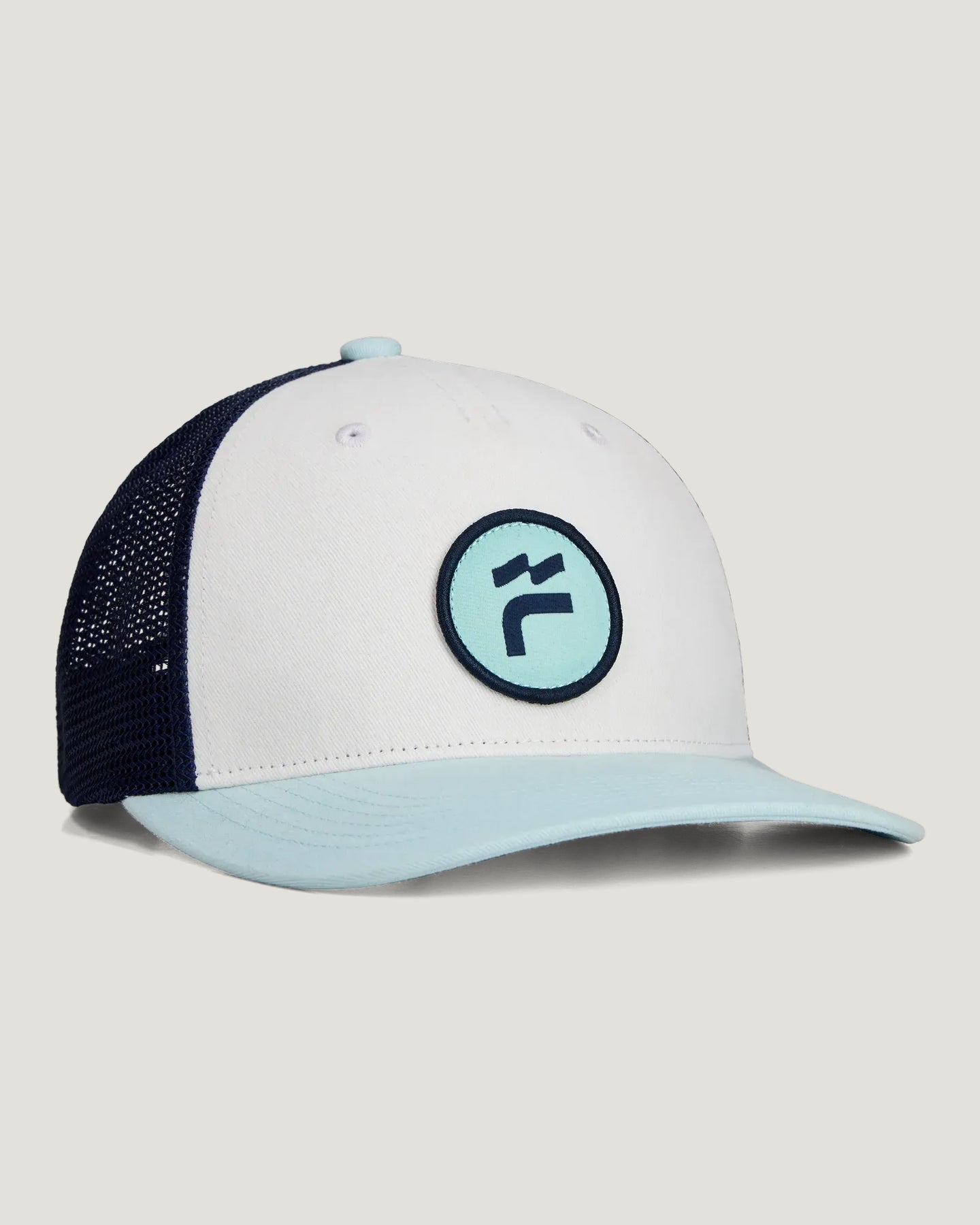 Youth Brand Flag Trucker Hat - Bright White