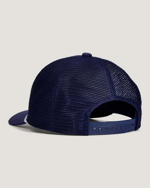 Youth Blue Edge Trucker Hat - Deep Navy