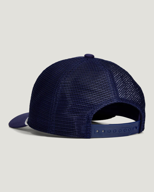 Youth Blue Edge Trucker Hat - Deep Navy