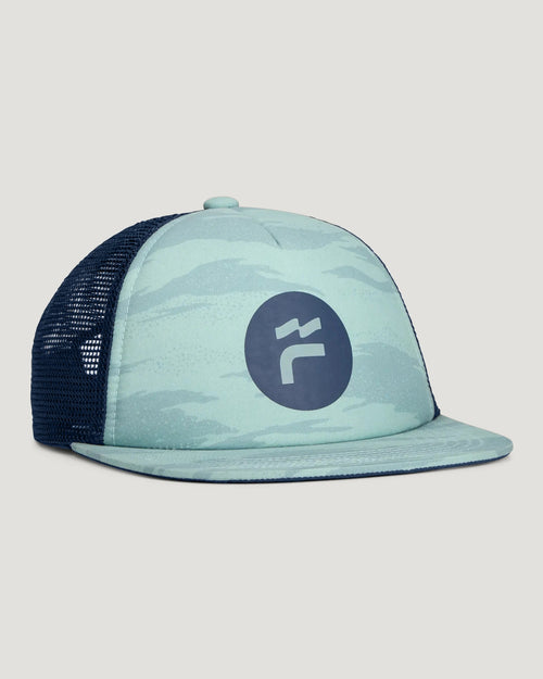 Toddler Brand Flag Foam Trucker Hat - Hydro Mist Camo Surf Spray