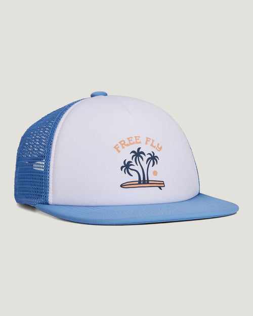 Toddler Party Wave Foam Trucker Hat - Blue Fog