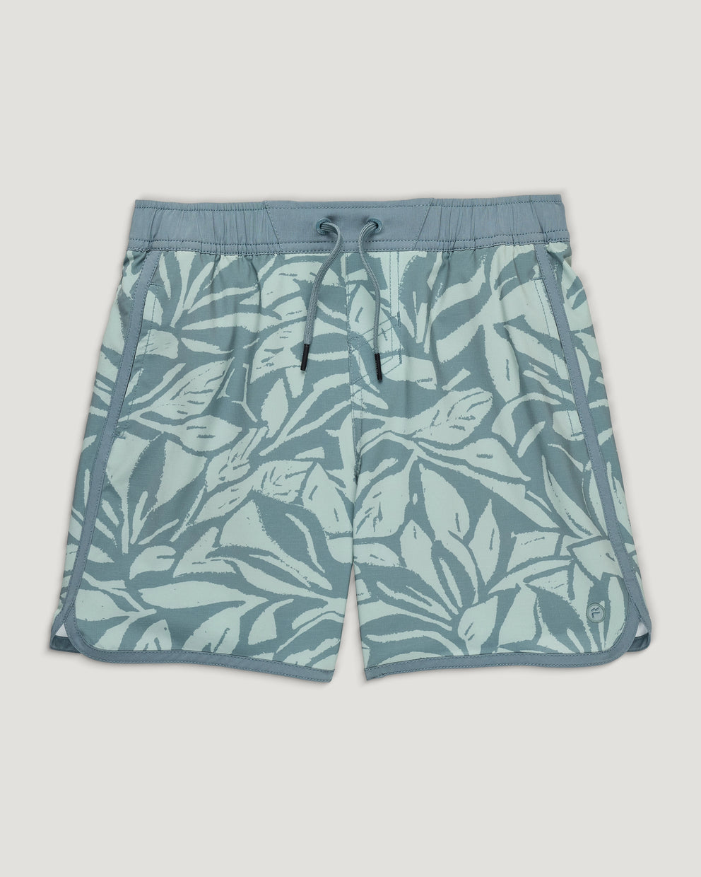 Youth Lined Downshore Trunk - Canopy Print Stormy Sea