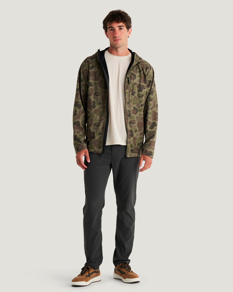 Men's Thermowind Jacket - Vintage Camo Oil Green