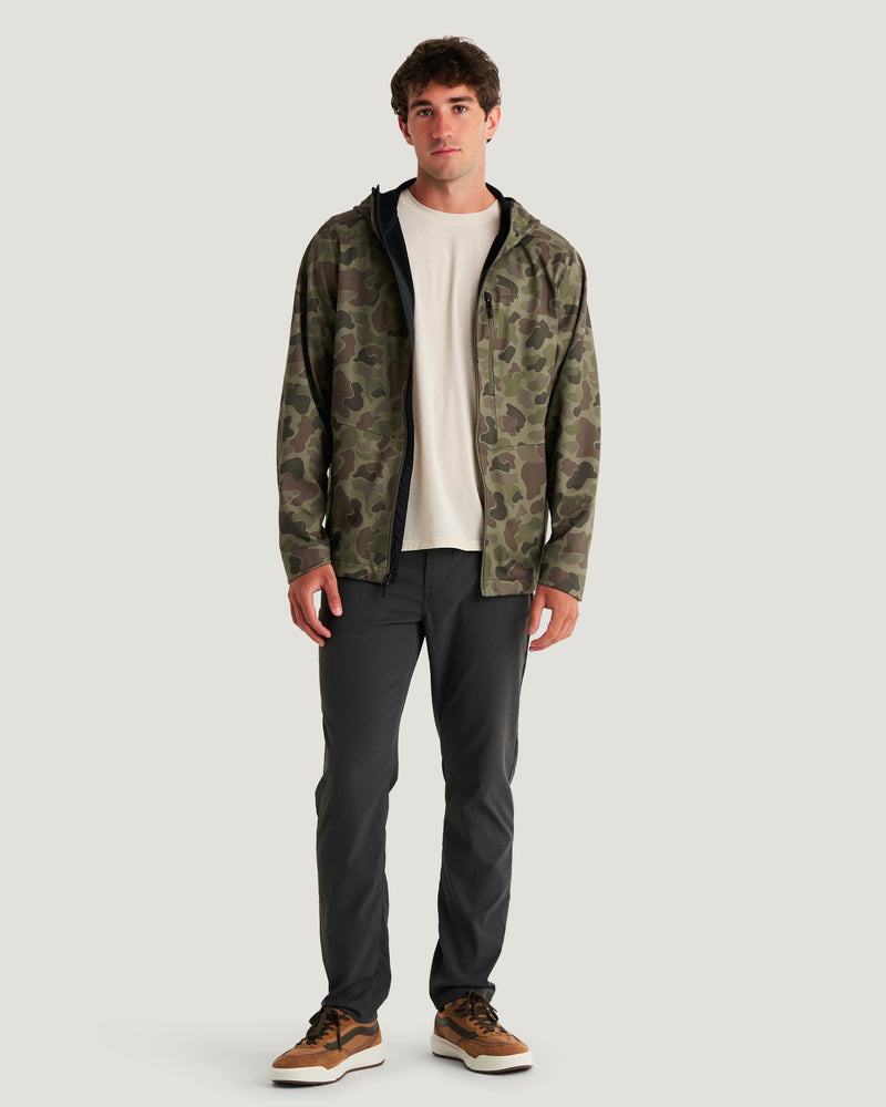 Men's Thermowind Jacket - Vintage Camo Oil Green