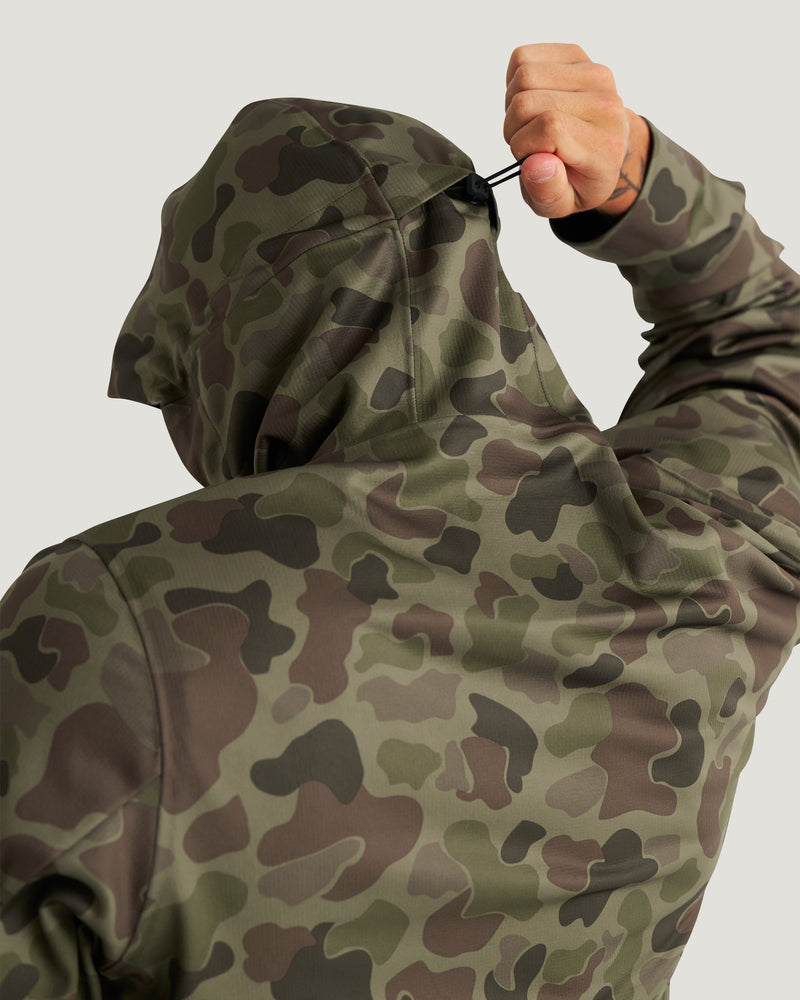 Men's Thermowind Jacket - Vintage Camo Oil Green