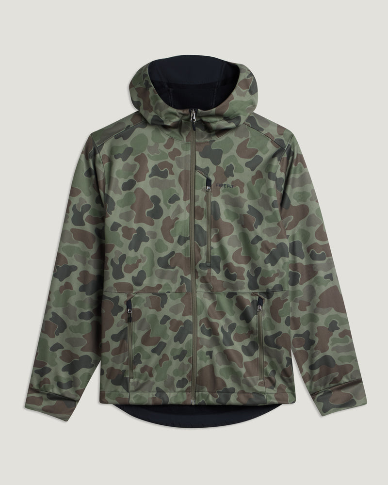 Men's Thermowind Jacket - Vintage Camo Oil Green