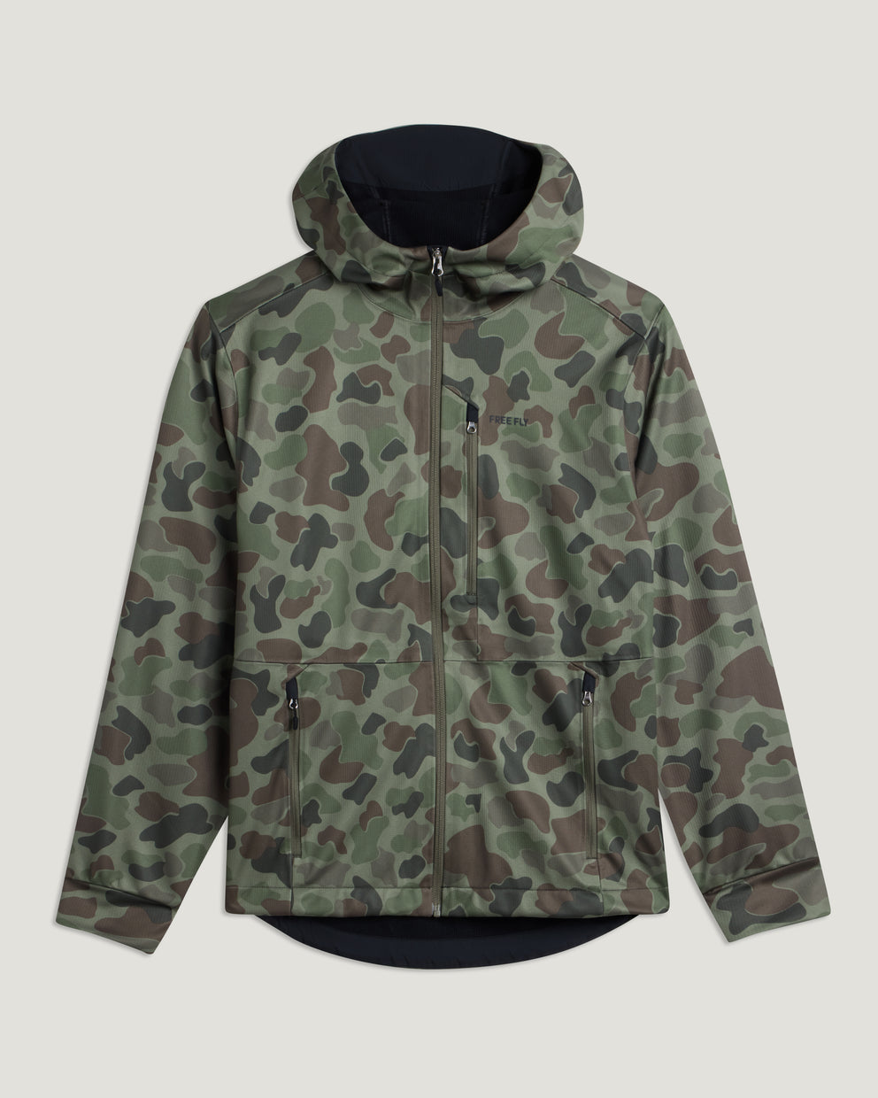 Men's Thermowind Jacket - Vintage Camo Oil Green