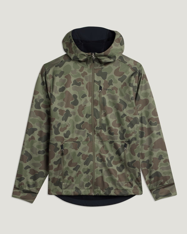 Men's Thermowind Jacket - Vintage Camo Oil Green