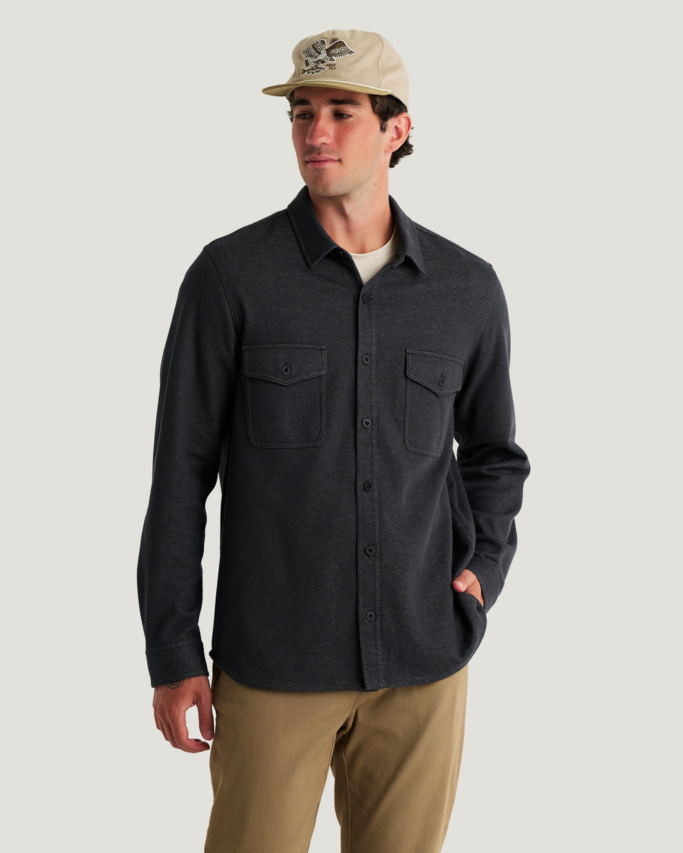 Men's Gallatin Overshirt - Black Twill