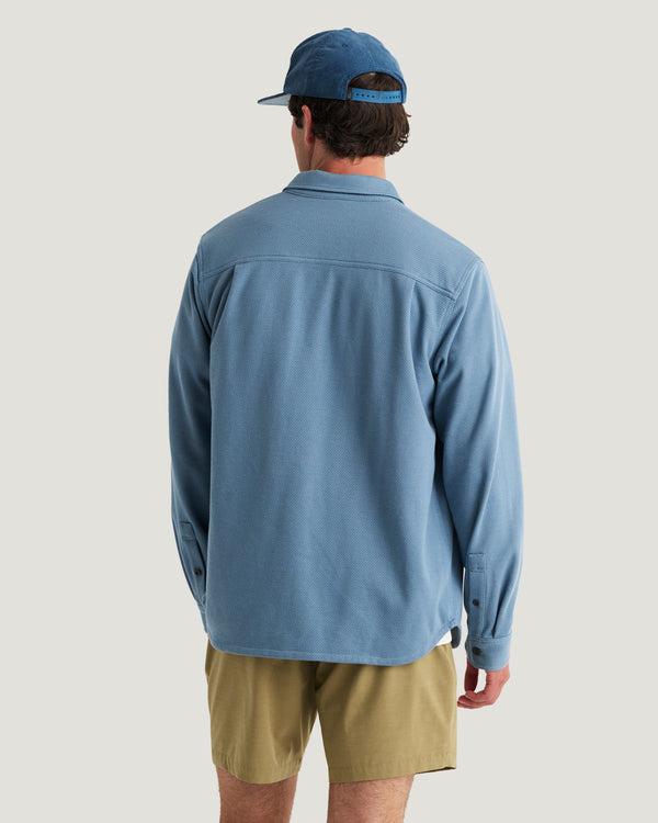 Men's Gallatin Overshirt - Pacific Blue Twill