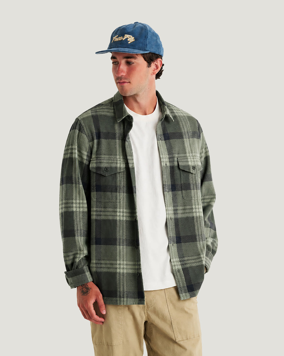 Men's Gallatin Overshirt - Dark Forest Plaid