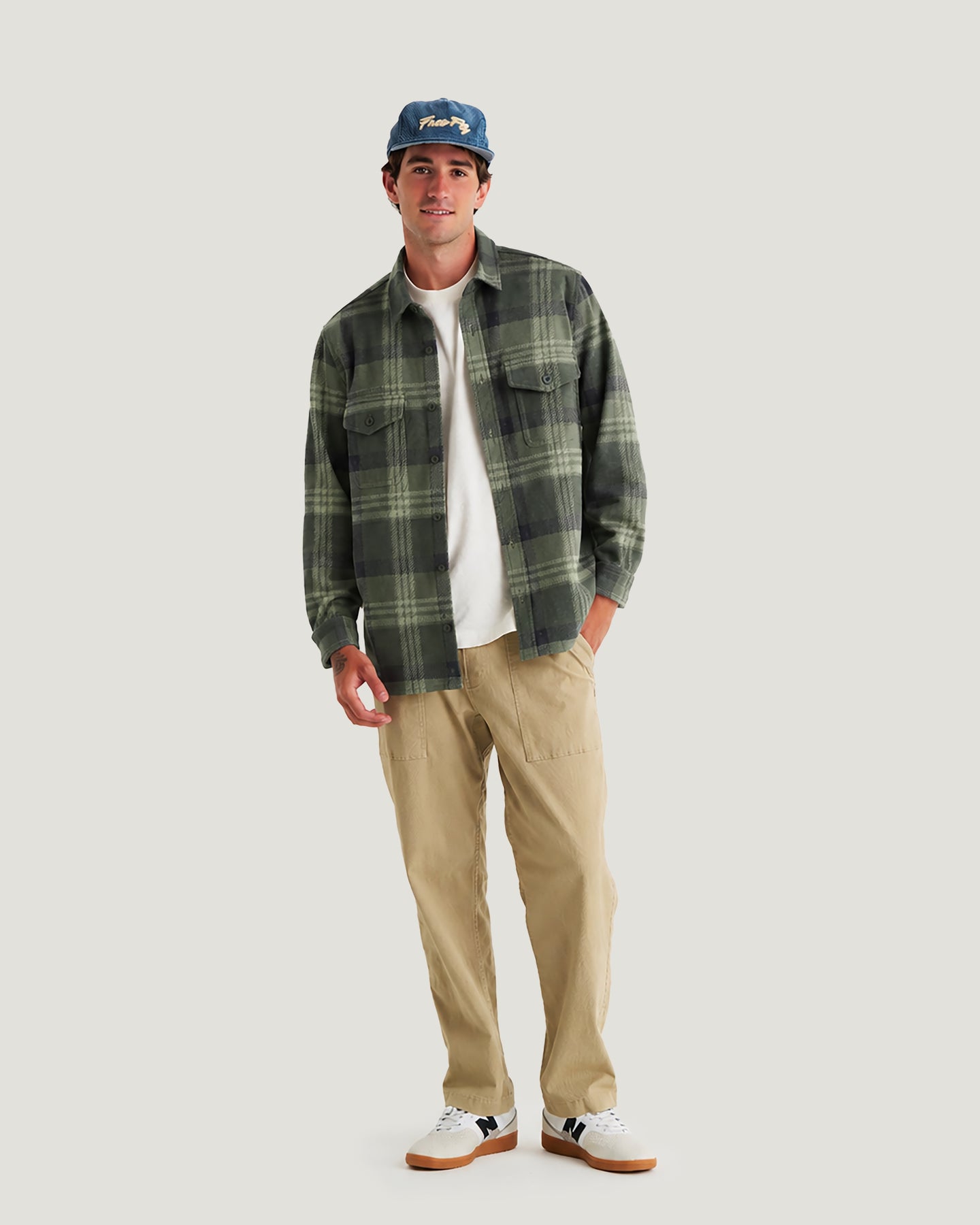 Men's Gallatin Overshirt - Dark Forest Plaid