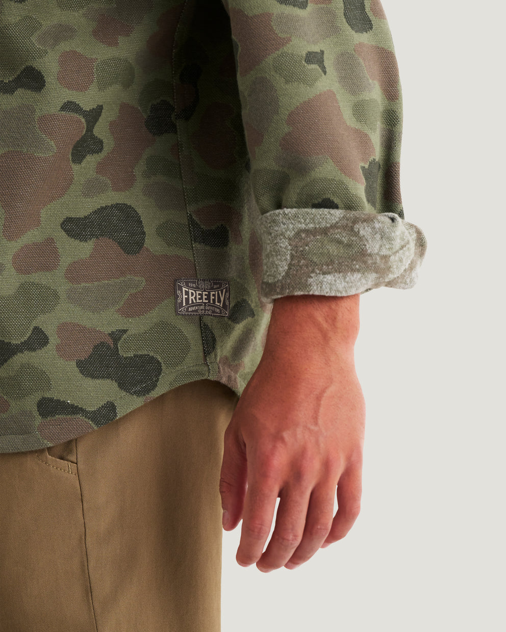 Men's Gallatin Overshirt - Vintage Camo Oil Green