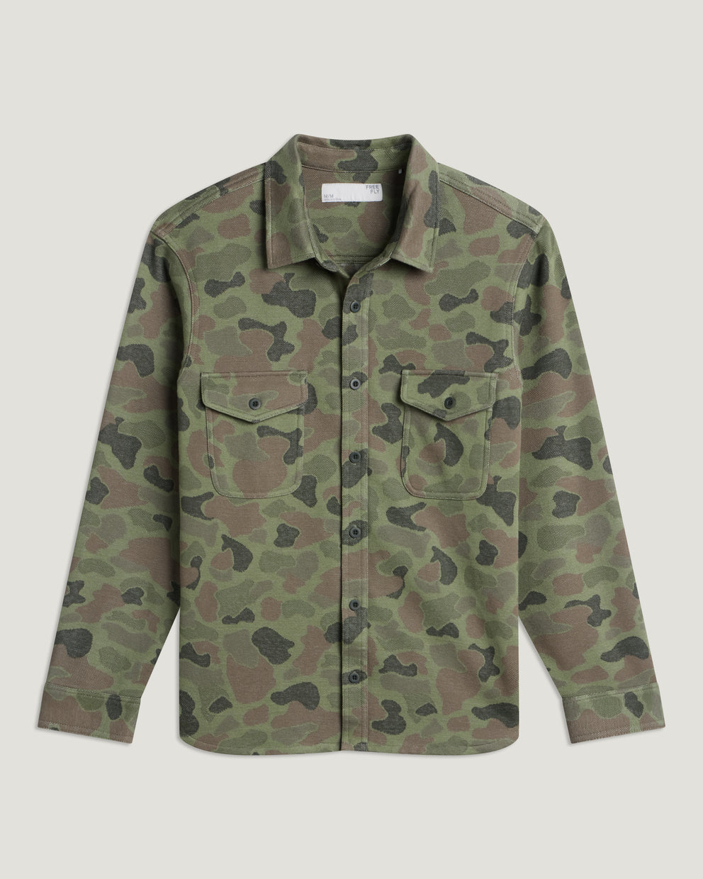 Men's Gallatin Overshirt - Vintage Camo Oil Green