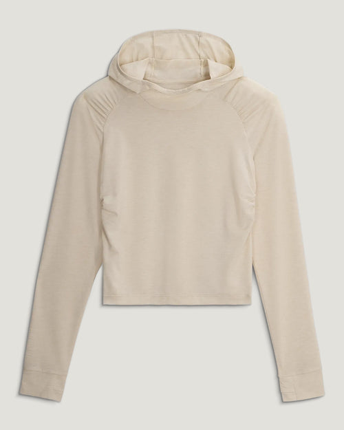 Women's Elevate Lightweight Fitted Hoodie - Heather Birch