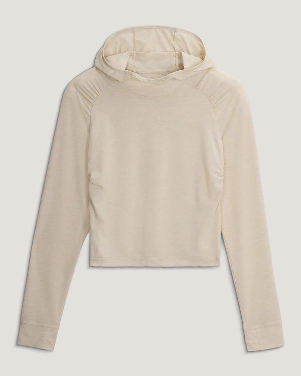 Women's Elevate Lightweight Fitted Hoodie - Heather Birch