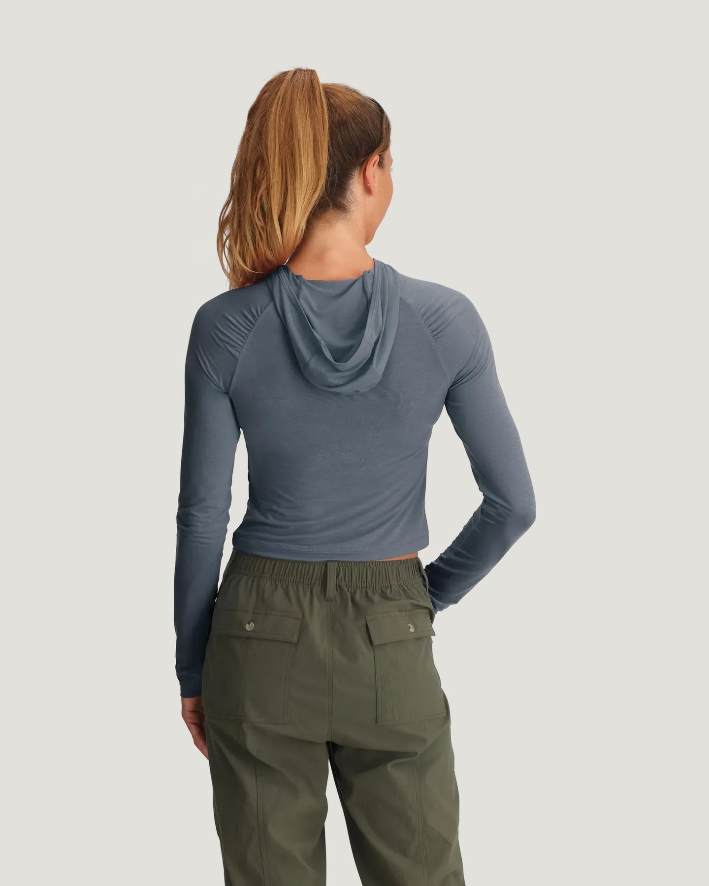 Women's Elevate Lightweight Fitted Hoodie - Stormy Sea