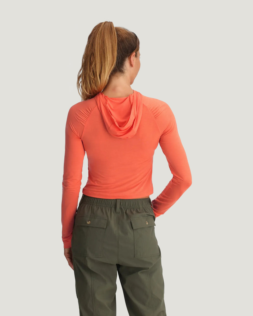 Women's Elevate Lightweight Fitted Hoodie - Flamingo