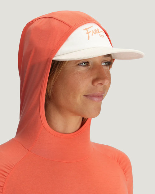 Women's Elevate Lightweight Fitted Hoodie - Flamingo