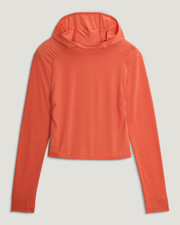 Women's Elevate Lightweight Fitted Hoodie - Flamingo