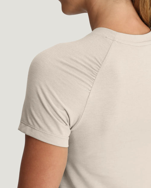 Women's Elevate Lightweight Fitted Tee - Heather Birch